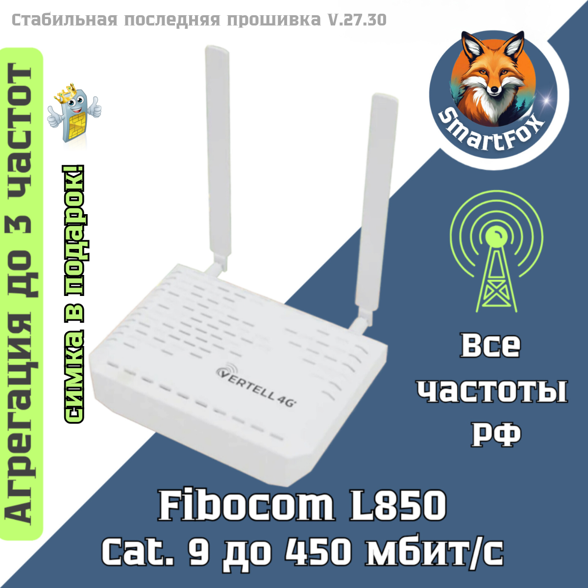 LTE модем Fibocom L850 cat.9 модемный IMEI